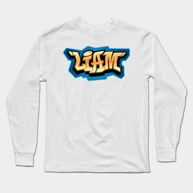 LIAM Long Sleeve T-Shirt by WildMeART